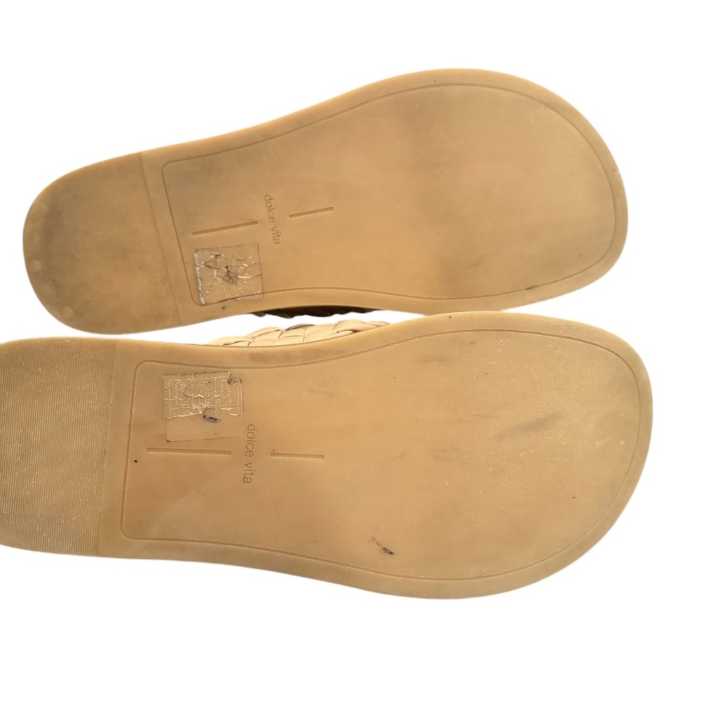 Womens dolce vita Platform Sandal. Size 9.5, Color: Tan/Cream - Picture 6 of 6